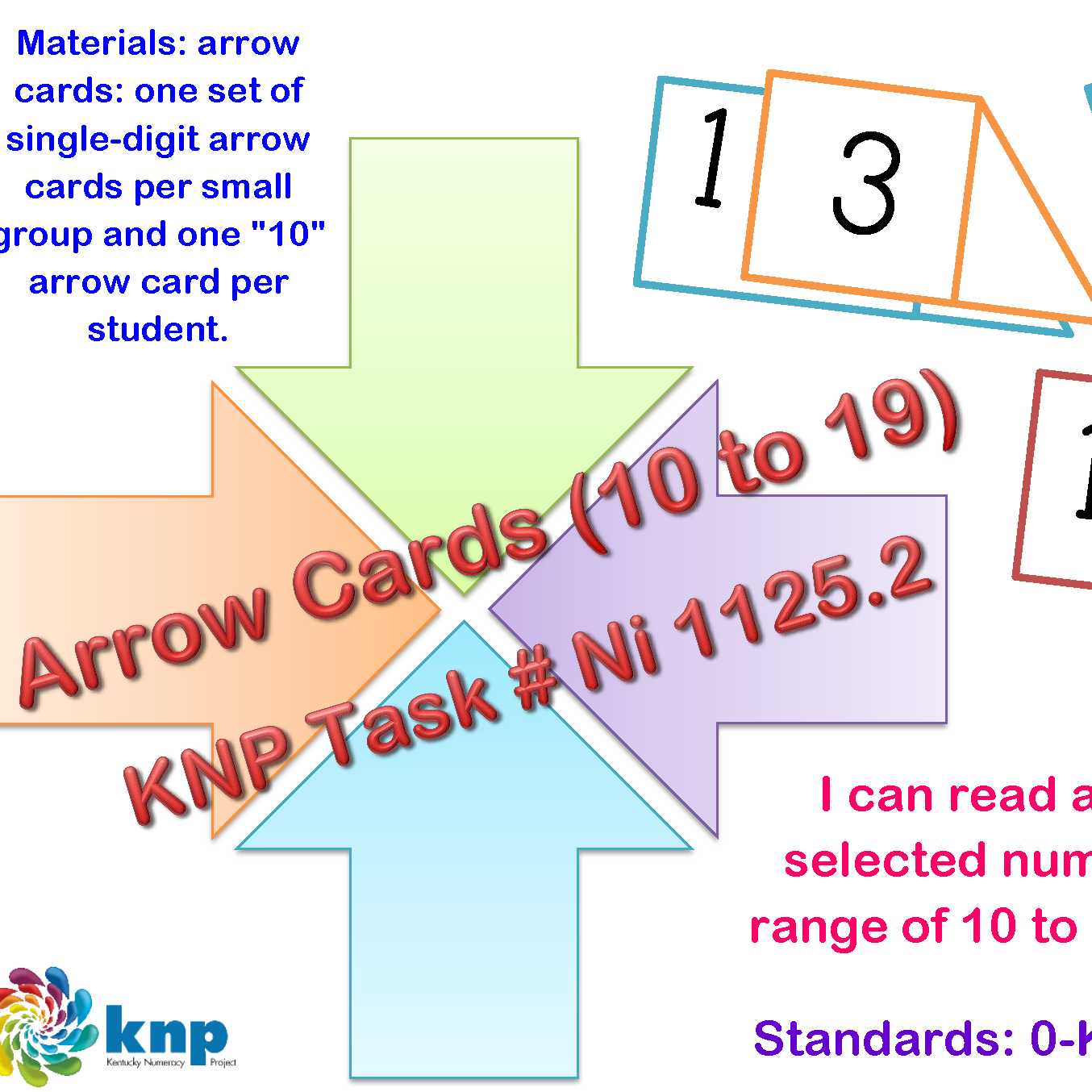 arrow cards 10 to 19